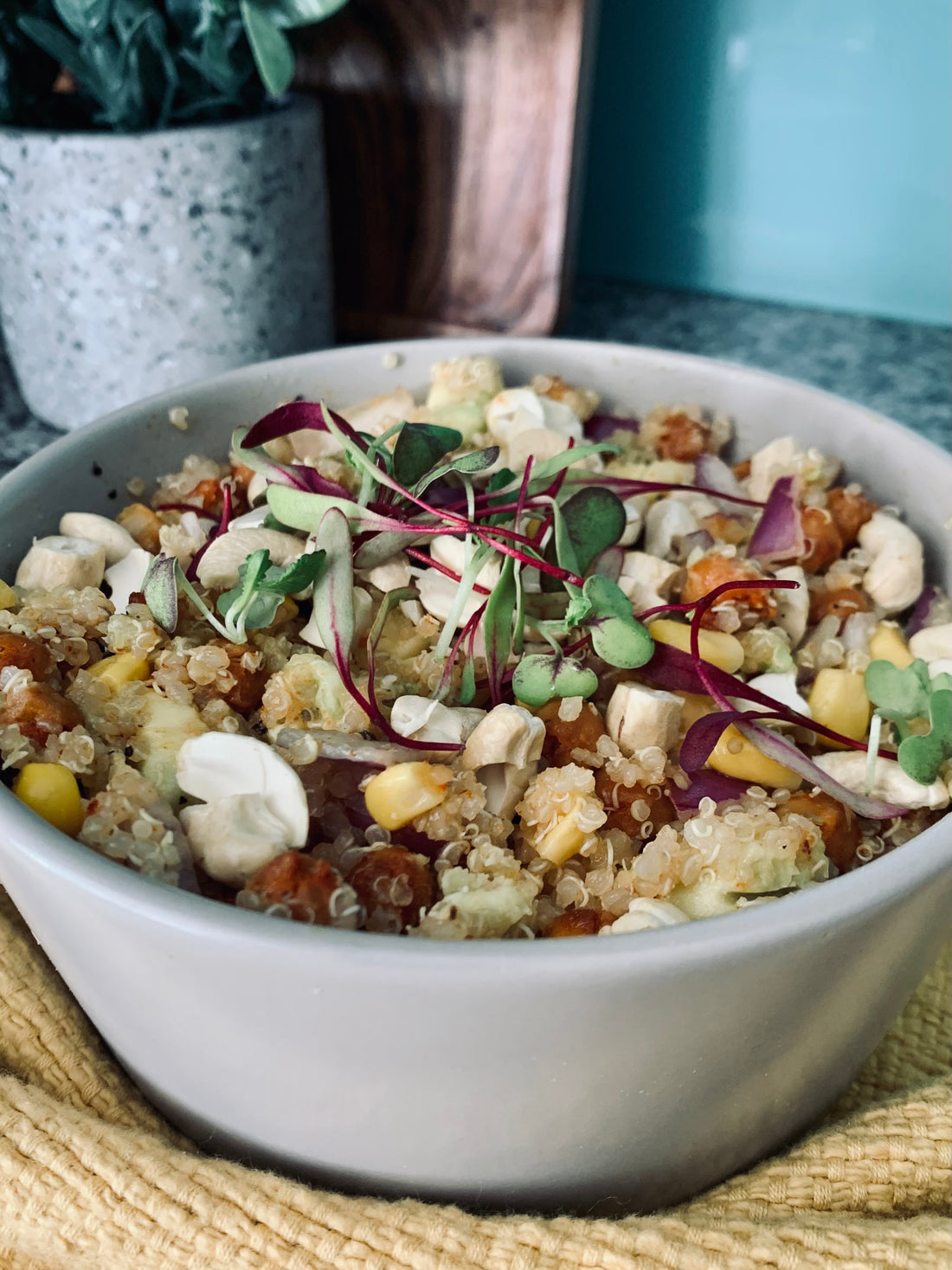 Quinoa Chickpea Salad