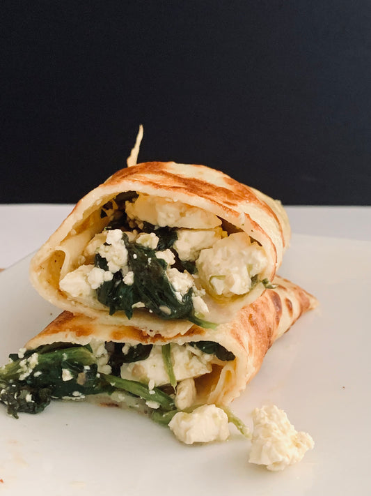 Spinach & Feta Pancakes