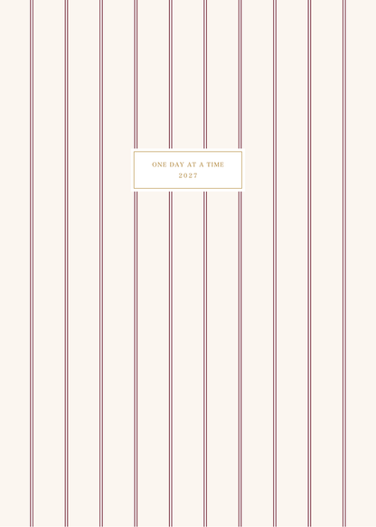 Classic 2027 Weekly Planner (Horizontal Layout)
