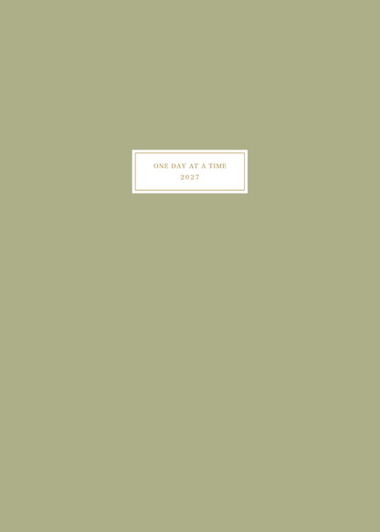 Classic 2027 Weekly Planner (Horizontal Layout)