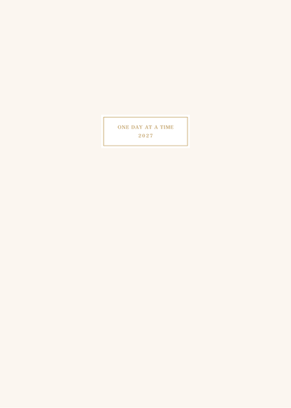 Classic 2027 Weekly Planner (Horizontal Layout)
