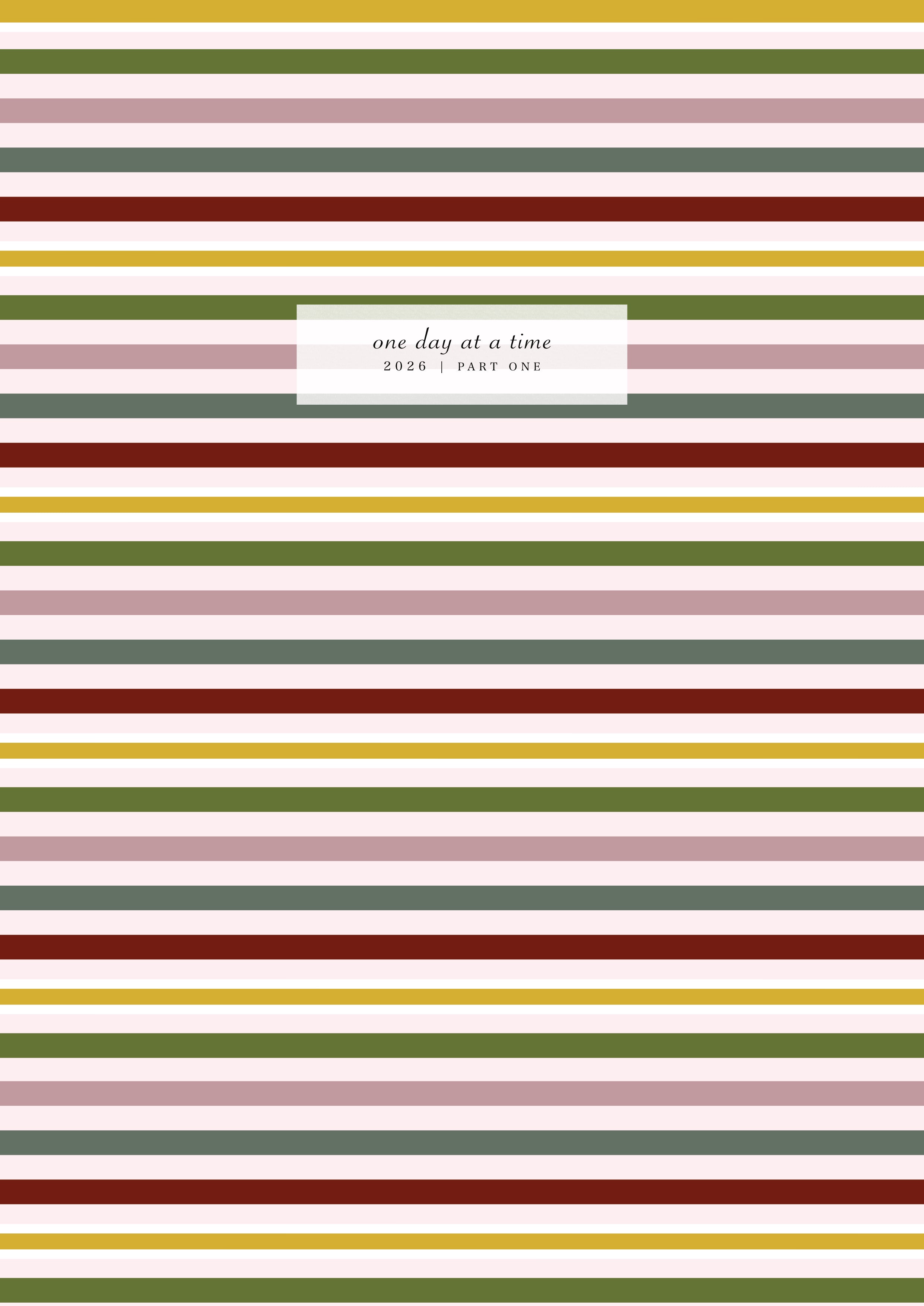 2026 Planner: January to June (Part 1)