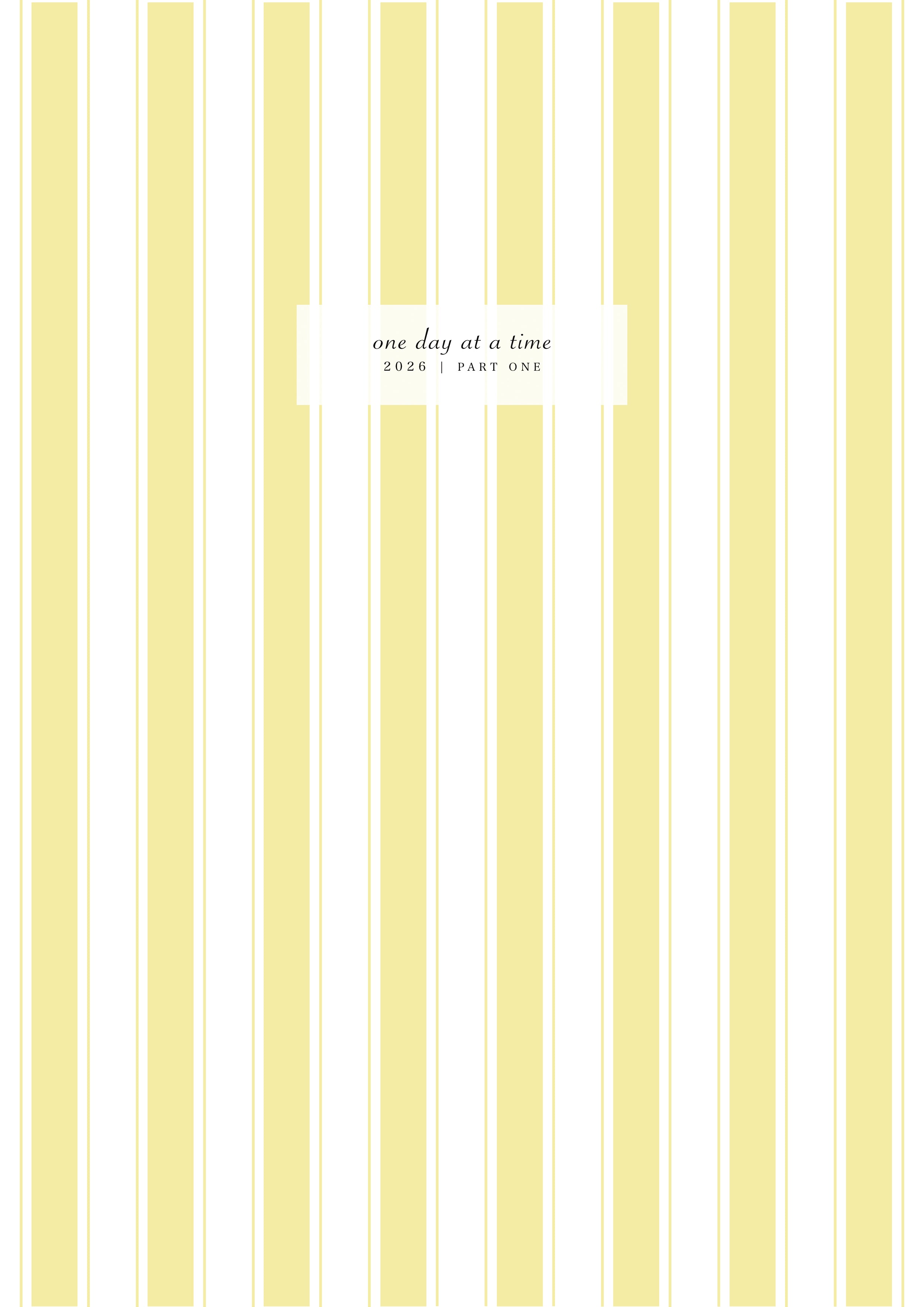 2026 Planner: January to June (Part 1)