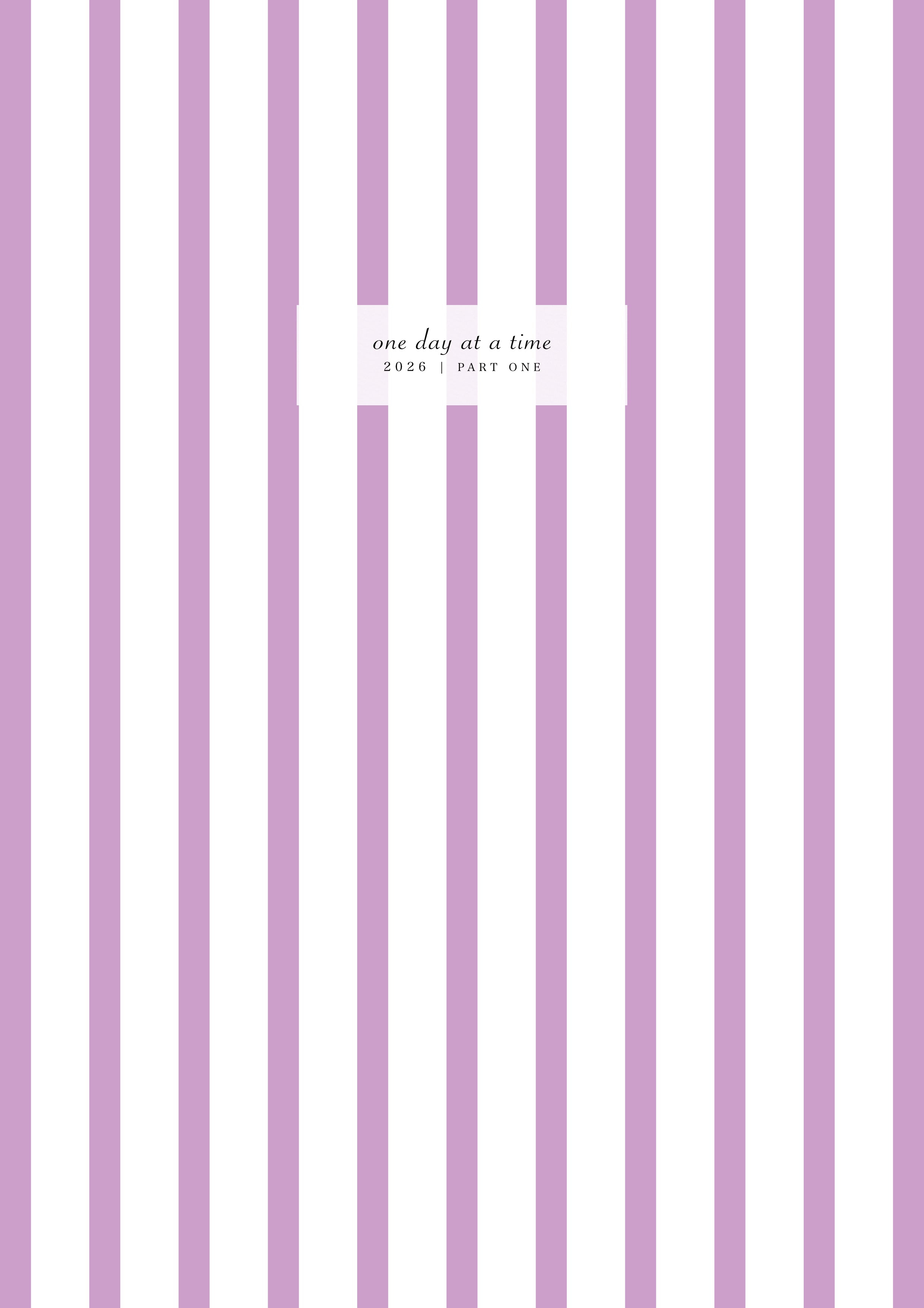 2026 Planner: January to June (Part 1)