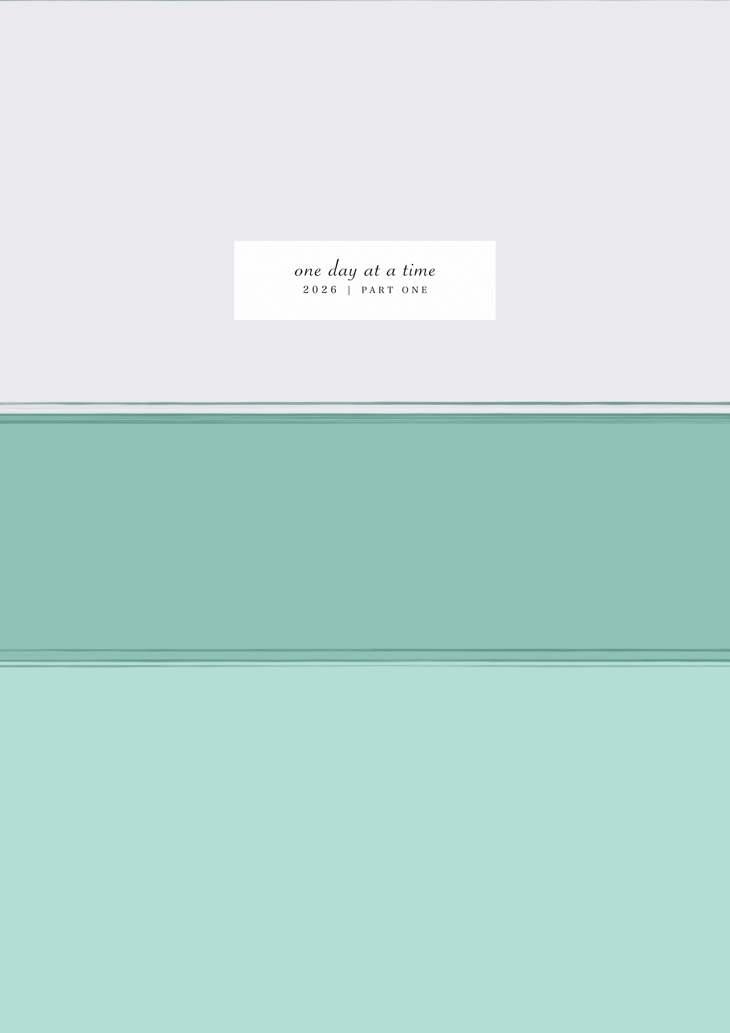 2026 Planner: January to June (Part 1)