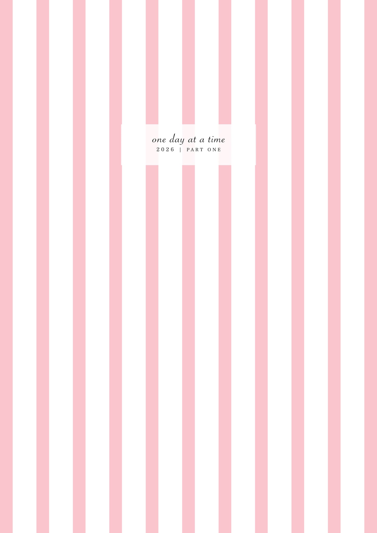 2026 Planner: January to June (Part 1)
