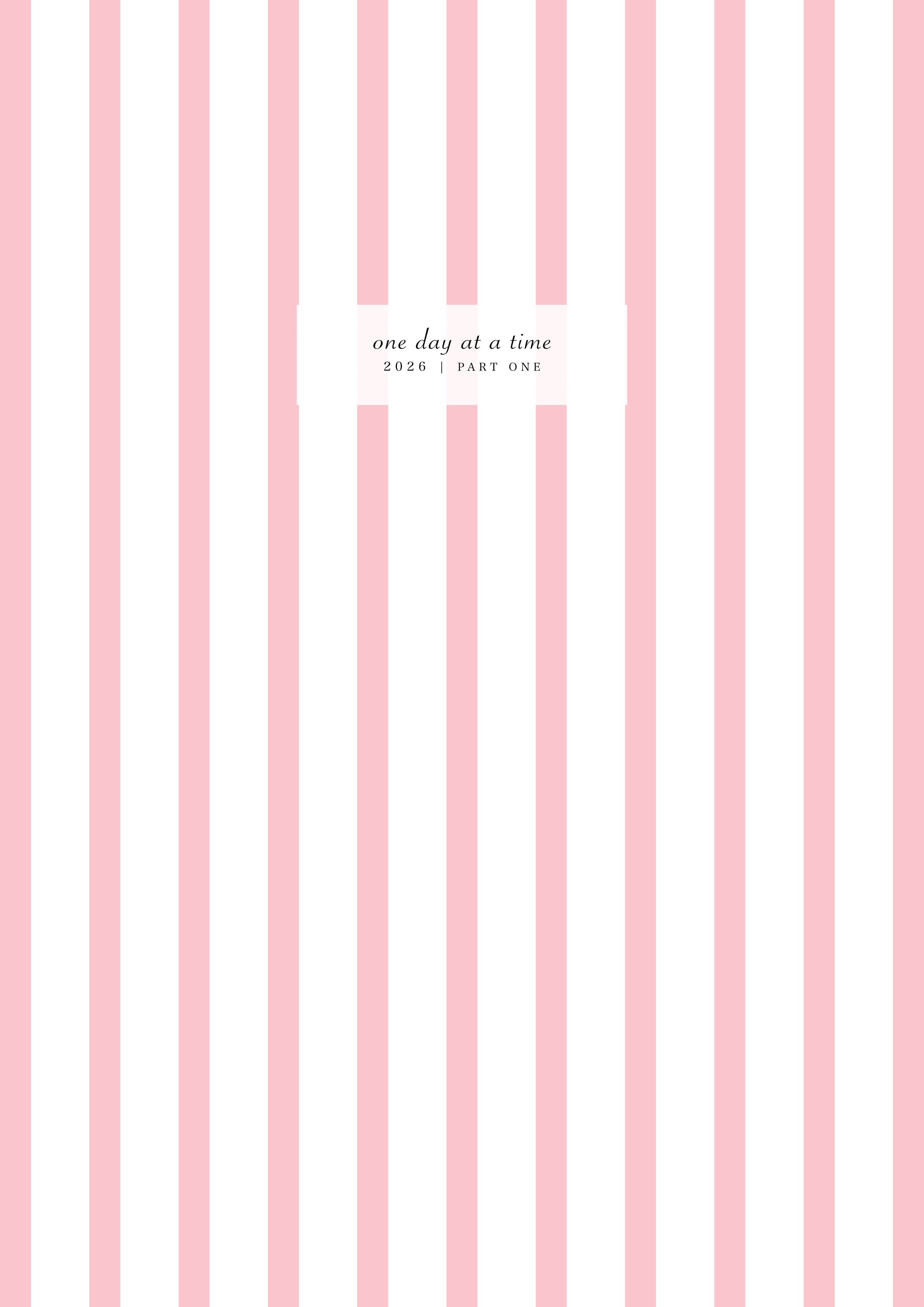 2026 Planner: January to June (Part 1)