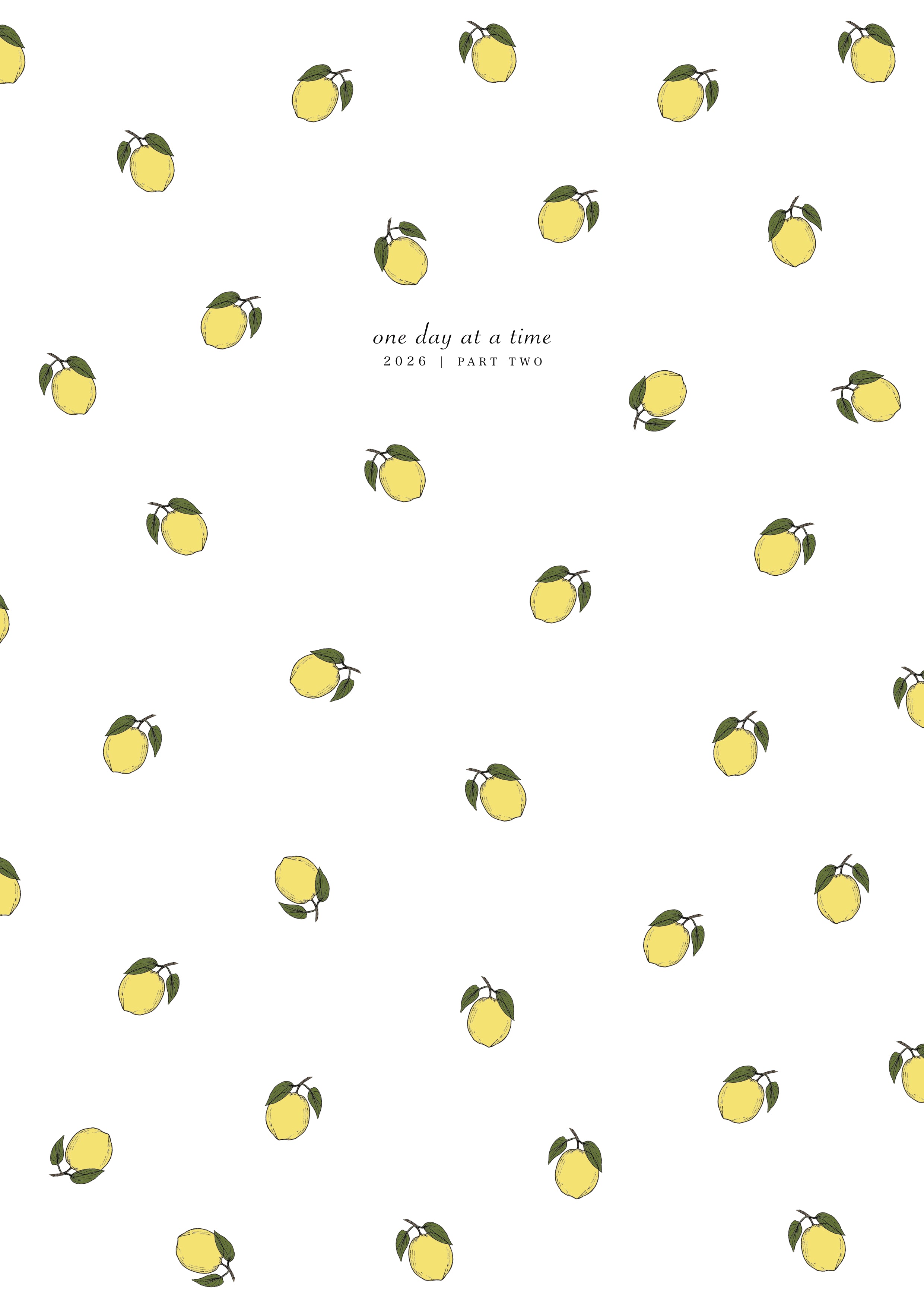 2026 Planner: July to December (Part 2)