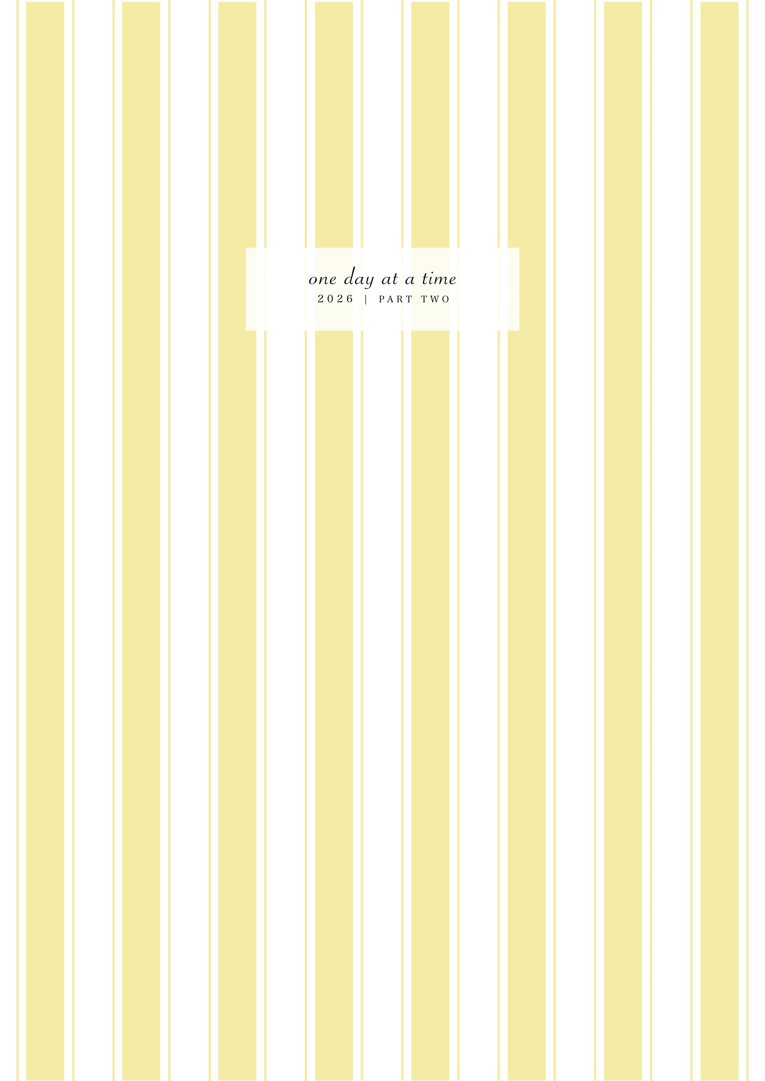 2026 Planner: July to December (Part 2)