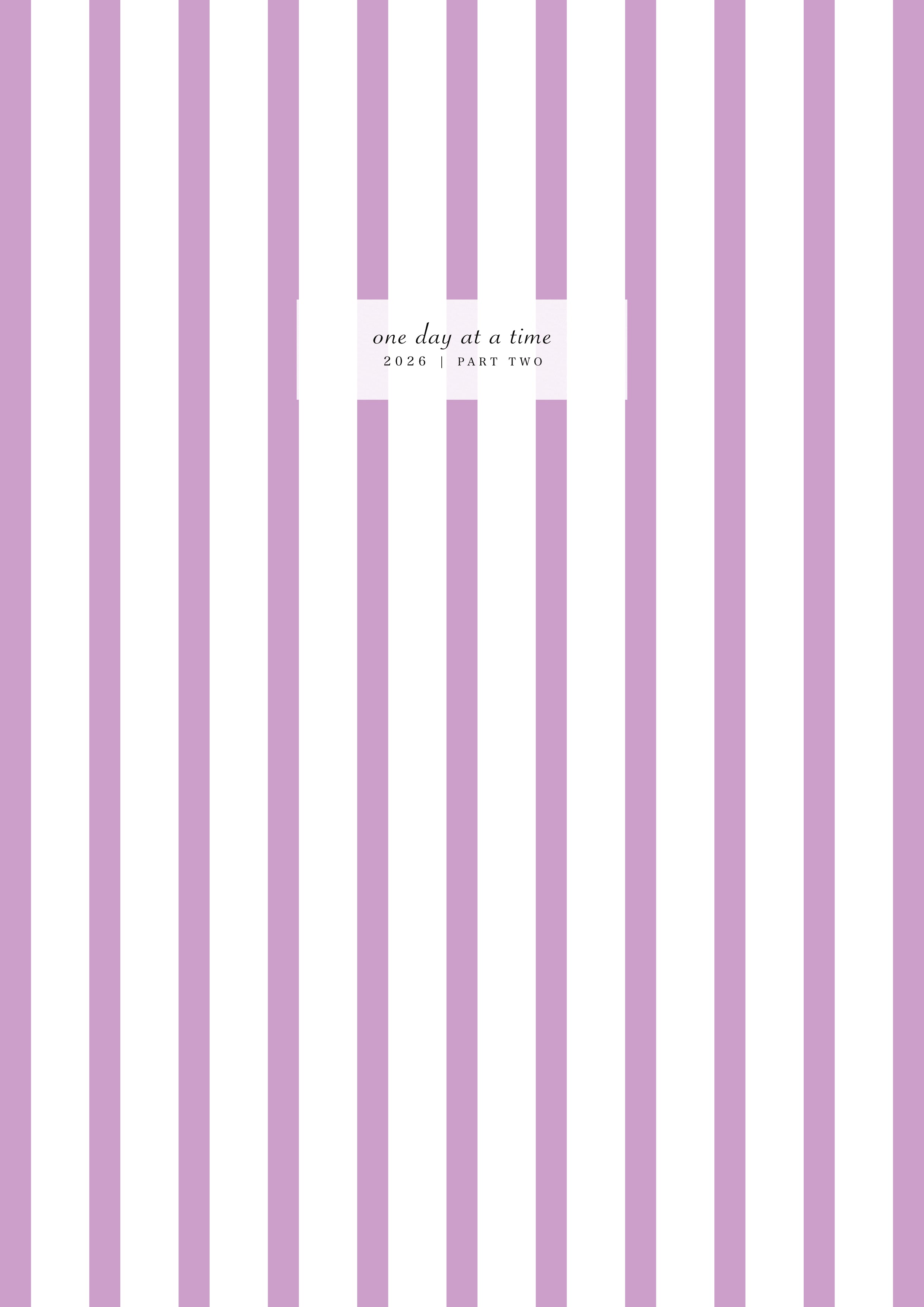 2026 Planner: July to December (Part 2)