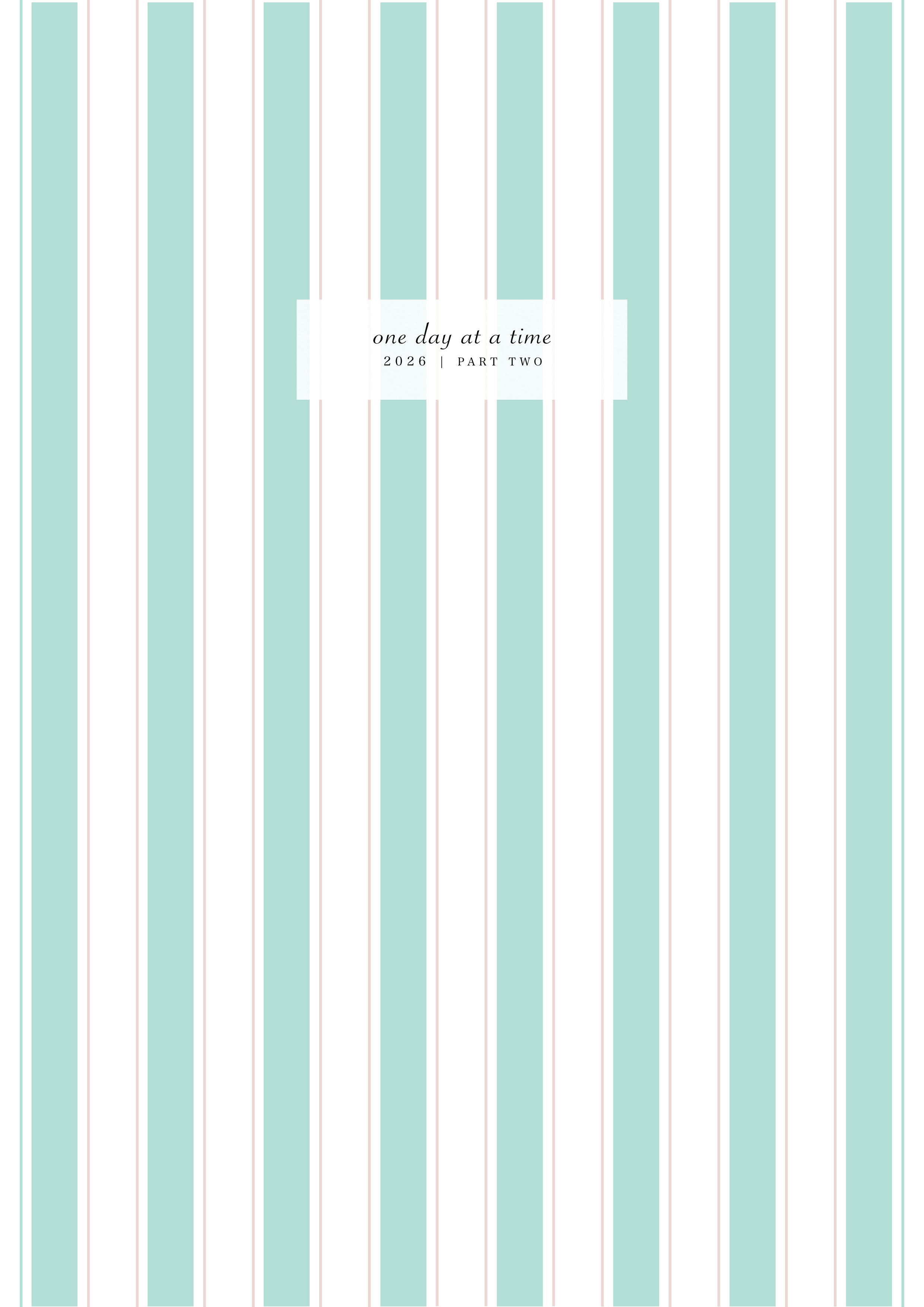 2026 Planner: July to December (Part 2)