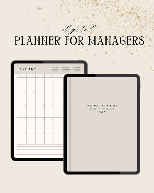 Digital Planner for Managers