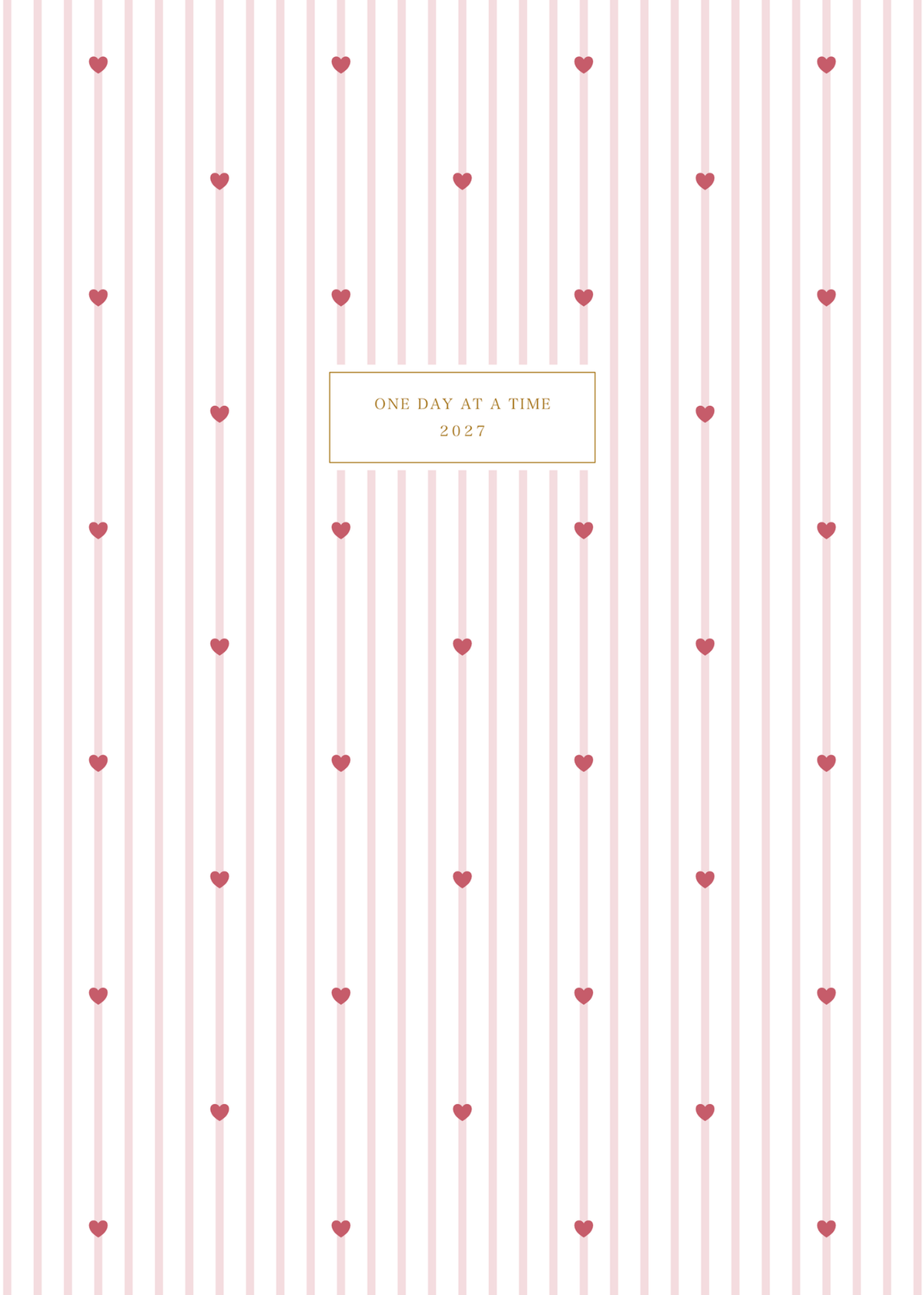 Classic 2027 Weekly Planner (Horizontal Layout)