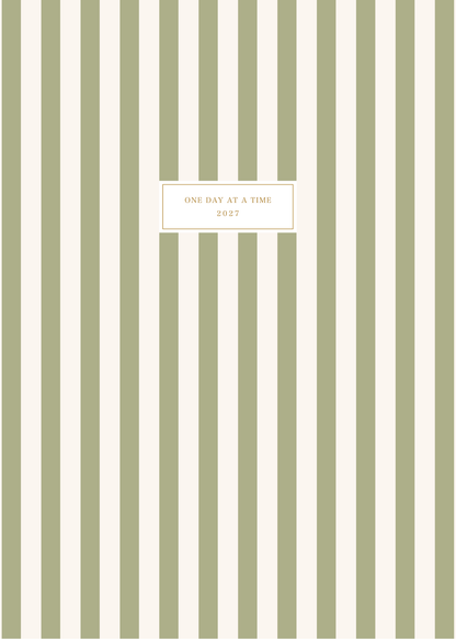 Classic 2027 Weekly Planner (Horizontal Layout)