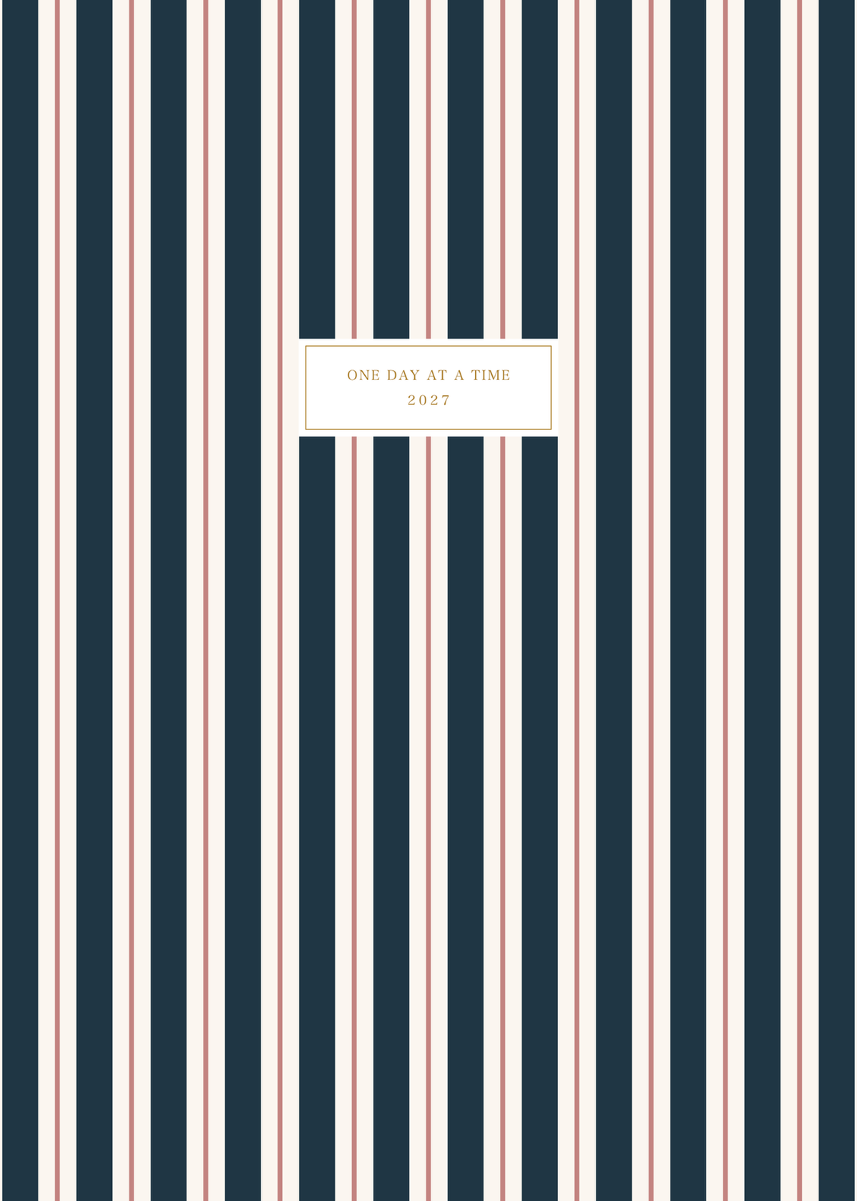 Classic 2027 Weekly Planner (Horizontal Layout)