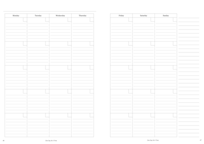 Monthly Planner | Undated