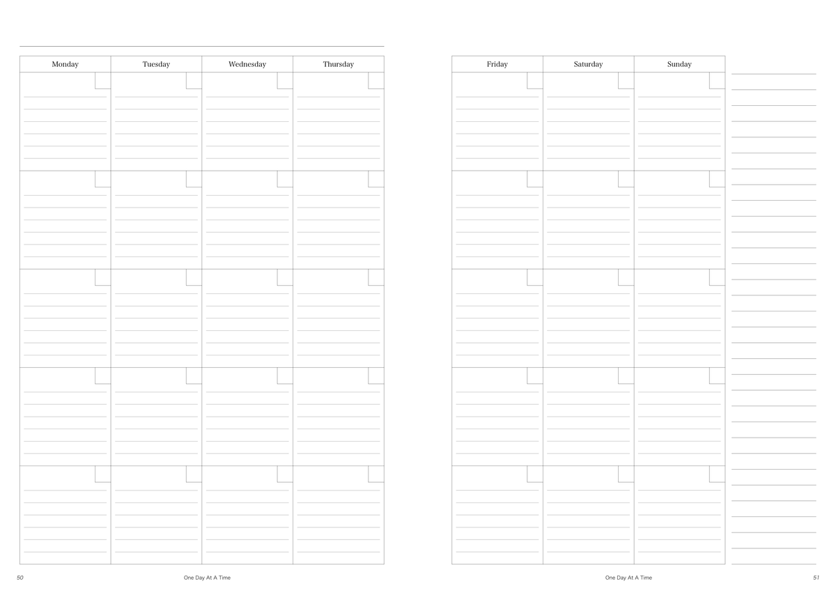 Daily Planner | Undated