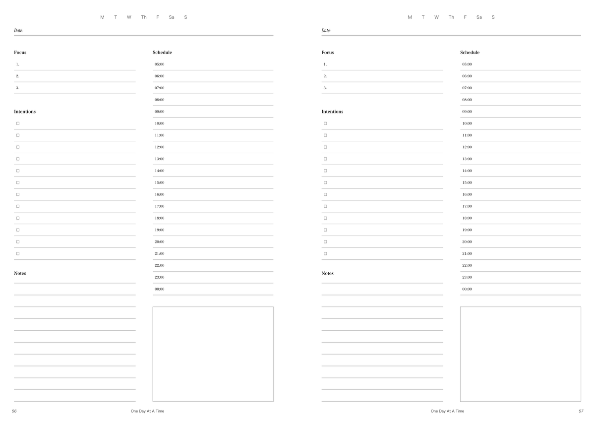 Daily Planner | Undated