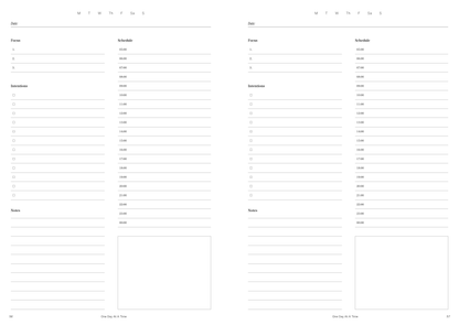 Daily Planner | Undated
