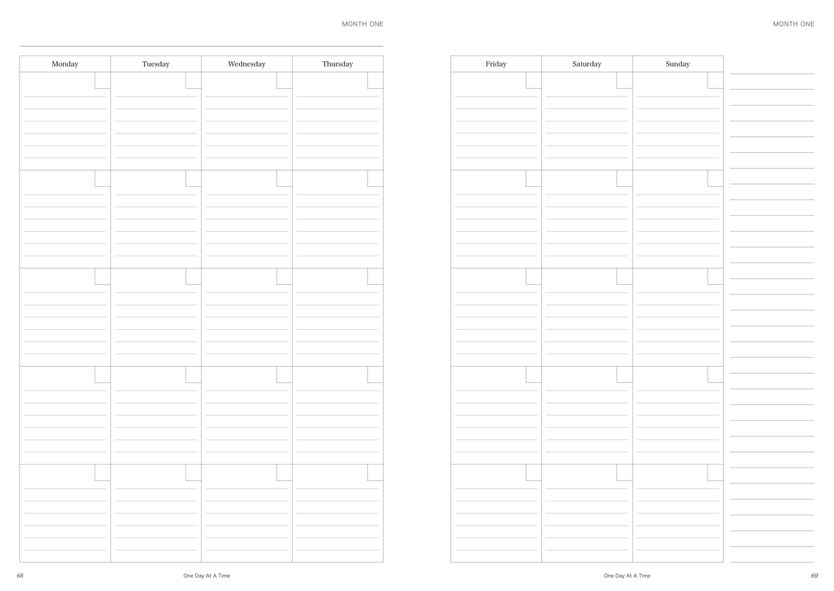 Dream Weekly Planner | Undated