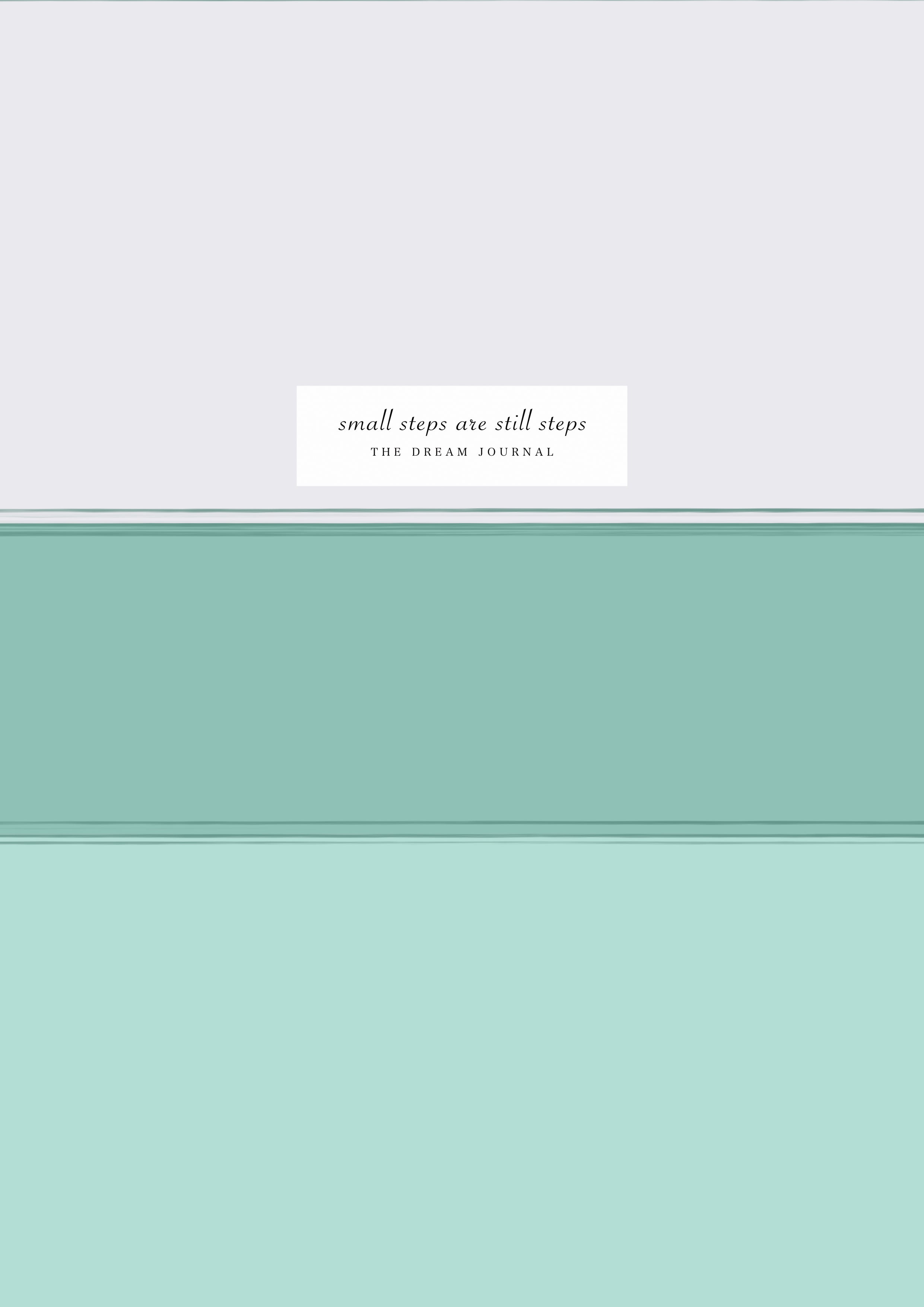 Small Steps Are Still Steps - The Dream Journal