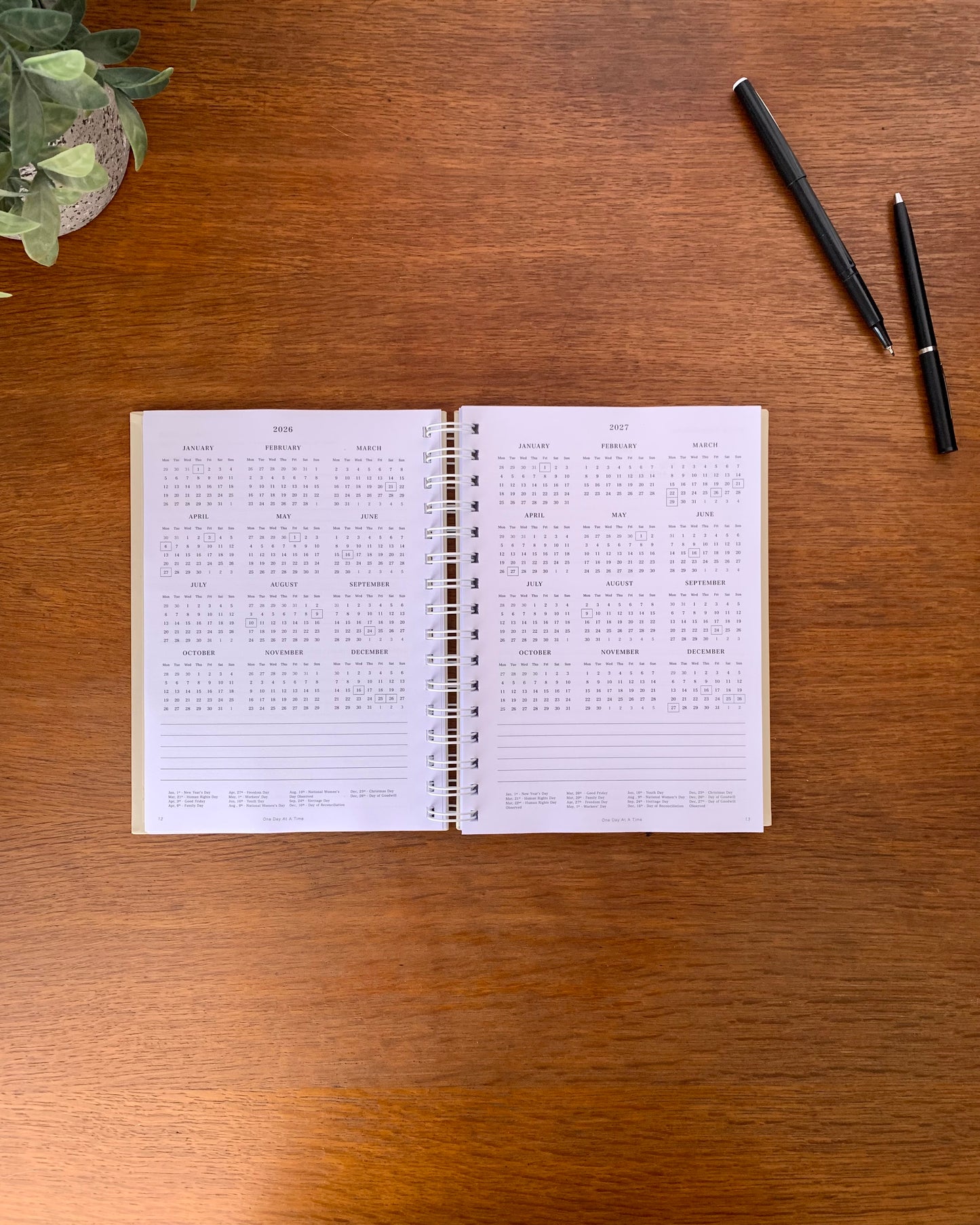 2026 Planner: January to June (Part 1)