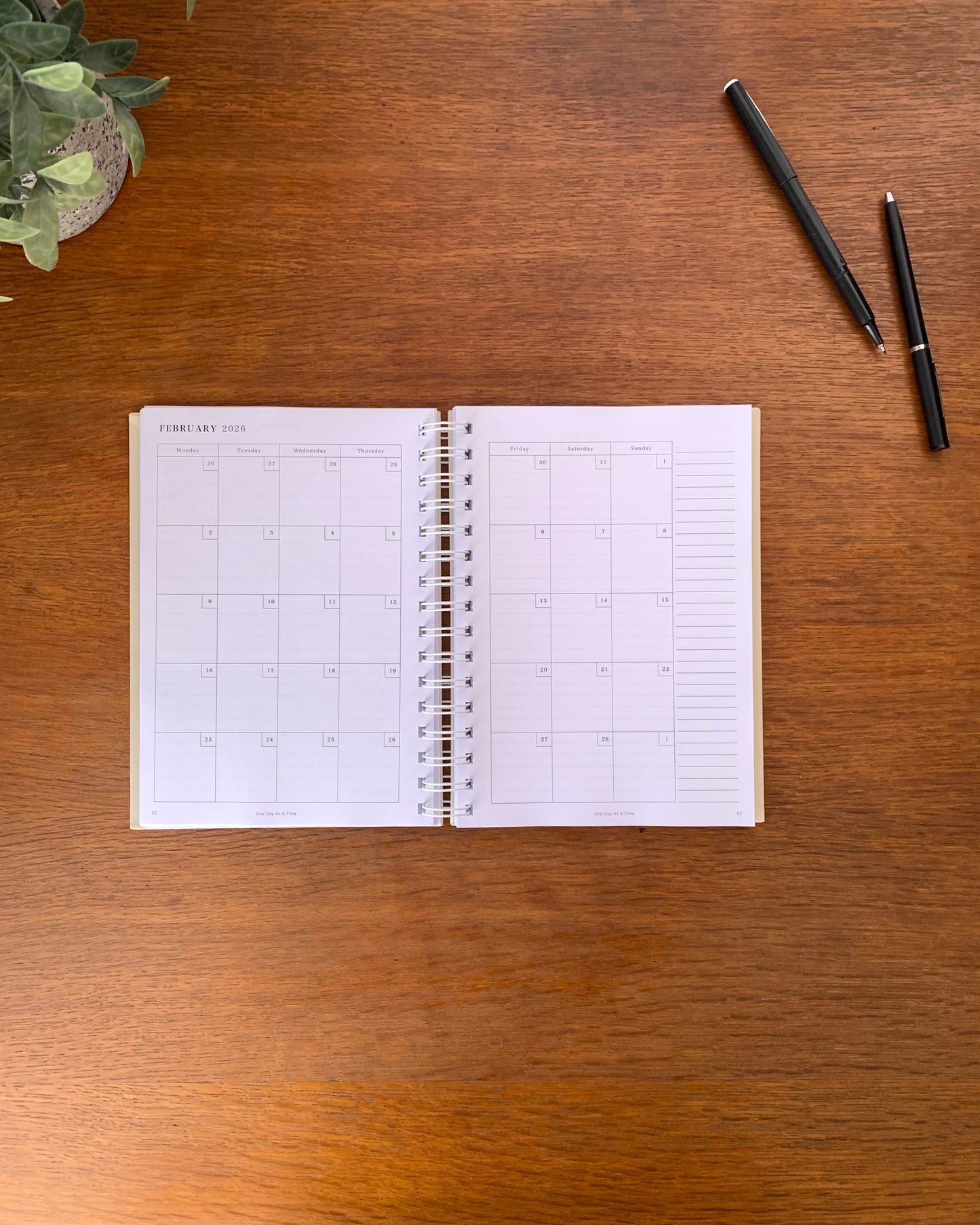 2026 Planner: January to June (Part 1)
