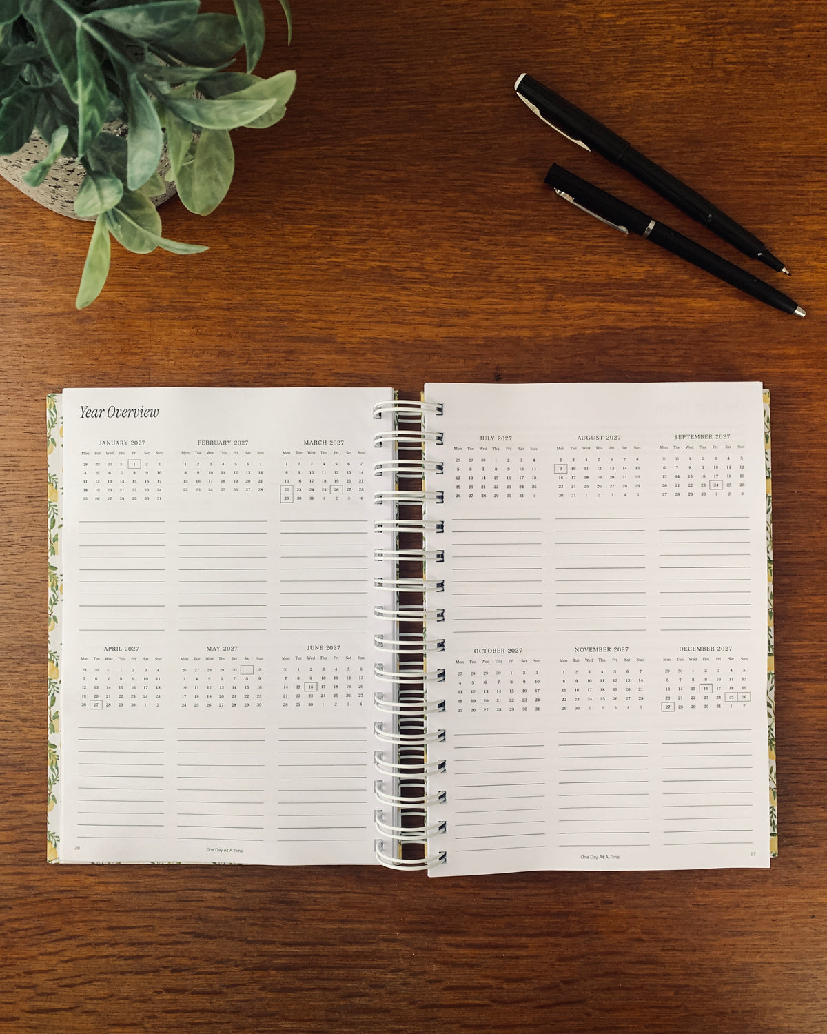 Home 2027 Weekly Planner