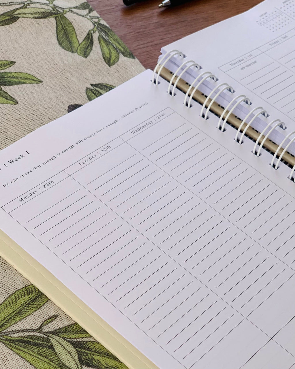 2026 Planner: January to June (Part 1)