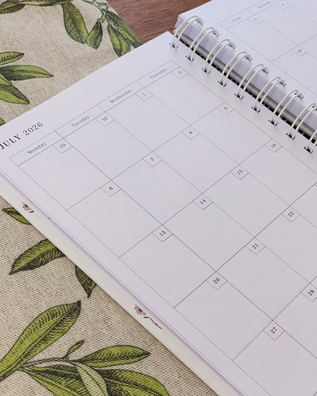 2026 Planner: July to December (Part 2)