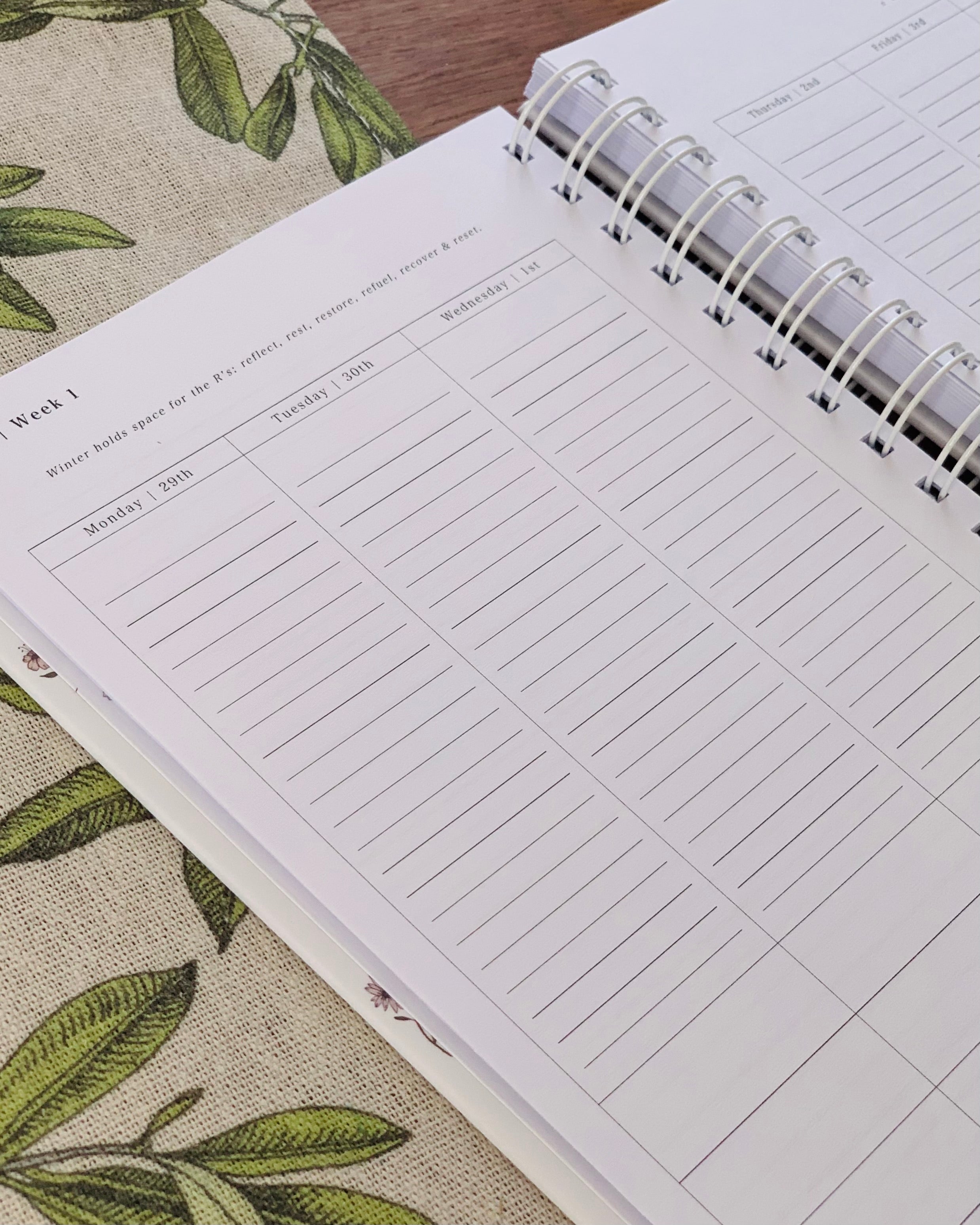 2026 Planner: July to December (Part 2)