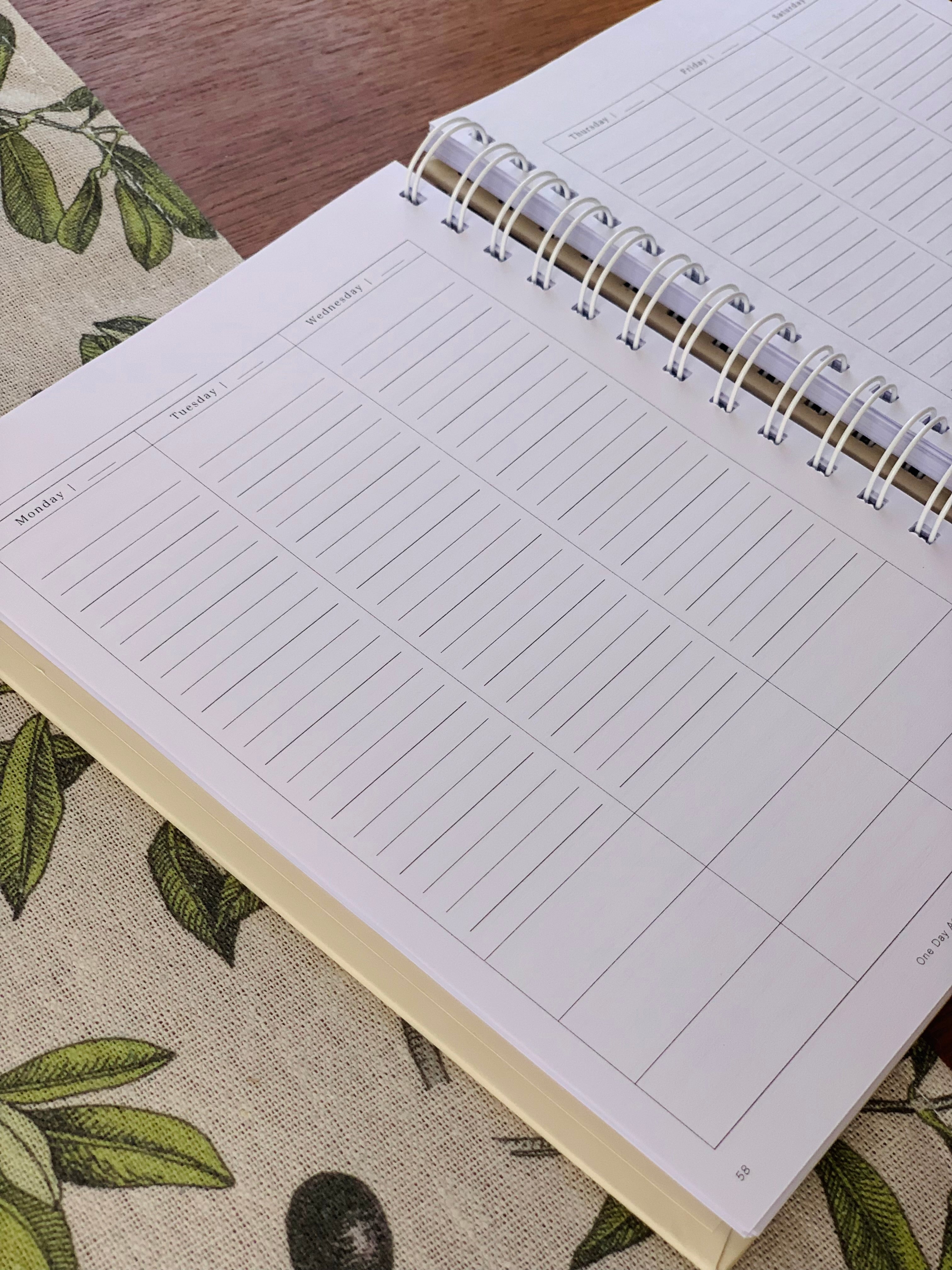 Undated Planner: 12 Months